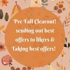 Clear out ! Happy Saturday!